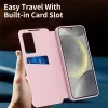 Phonesta Smart Window Book Wallet Klapphülle für Samsung Galaxy A55 - Rosa 4