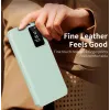 Phonesta Smart Window Book Wallet Klapphülle für Samsung Galaxy A36/A56 - Hellgrün 4