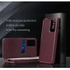 Phonesta Smart Window Book Wallet Klapphülle für Samsung Galaxy S25 FE - Bordeaux 2
