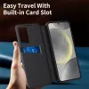 Phonesta Smart Window Book Wallet Klapphülle für Samsung Galaxy S25 FE - Schwarz 8