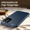 Phonesta Smart Window Book Wallet Klapphülle für Samsung Galaxy A37 - Dunkelblau 3