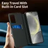 Phonesta Smart Window Book Wallet Klapphülle für Samsung Galaxy A37 - Schwarz 7