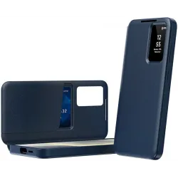 Phonesta Smart Window Book Wallet Klapphülle für Samsung Galaxy S26 Ultra - Dunkelblau