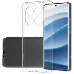 Phonesta Ultra-Thin Silikon Back Cover Hülle für Xiaomi Redmi Note 14 Pro Plus - Transparent