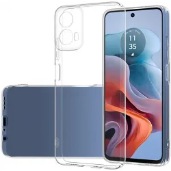 Phonesta Ultra-Thin Silikon Back Cover Hülle für Motorola Moto G45 / Moto G34 - Transparent
