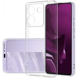 Phonesta Ultra-Thin Silikon Back Cover Hülle für Xiaomi Poco M7 Pro - Transparent