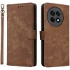 Phonesta Vintage Skin Book Wallet Klapphülle für OnePlus 13R - Braun