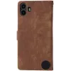 Phonesta Vintage Skin Book Wallet Klapphülle für Nothing CMF Phone 1 - Braun 7