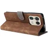 Phonesta Vintage Skin Book Wallet Klapphülle für Motorola Edge 50 Ultra - Braun 4