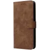 Phonesta Vintage Skin Book Wallet Klapphülle für Motorola Moto G17/G17 Power/G15/G15 Power - Braun 7