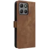 Phonesta Vintage Skin Book Wallet Klapphülle für Motorola Moto G17/G17 Power/G15/G15 Power - Braun 8