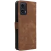 Phonesta Vintage Skin Book Wallet Klapphülle für Motorola Moto G35 - Braun 7
