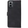 Phonesta Vintage Skin Book Wallet Klapphülle für Motorola Moto G45 / Moto G34 - Schwarz 7