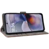 Phonesta Vintage Skin Book Wallet Klapphülle für Motorola Moto G55 - Braun 3
