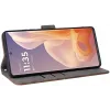 Phonesta Vintage Skin Book Wallet Klapphülle für Motorola Moto G85 - Braun 3