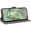Phonesta Vintage Skin Book Wallet Klapphülle für Google Pixel 8a - Braun 3