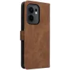 Phonesta Vintage Skin Book Wallet Klapphülle für Oppo Reno13 F 4G/5G / Reno13 FS 5G - Braun 7