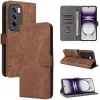 Phonesta Vintage Skin Book Wallet Klapphülle für Oppo Reno12 - Braun 6