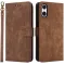 Phonesta Vintage Skin Book Wallet Klapphülle für Sony Xperia 10 VI - Braun