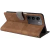 Phonesta Vintage Skin Book Wallet Klapphülle für Realme 14x / C75 - Braun 4