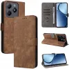 Phonesta Vintage Skin Book Wallet Klapphülle für Realme C63/C61 / Note 60 - Braun 5