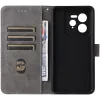 Phonesta Vintage Skin Book Wallet Klapphülle für Realme GT 7 Pro - Schwarz 5