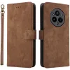 Phonesta Vintage Skin Book Wallet Klapphülle für Realme 14 Pro Plus - Braun
