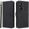 Phonesta Vintage Skin Book Wallet Klapphülle für HONOR 200 Pro - Schwarz