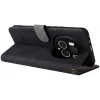 Phonesta Vintage Skin Book Wallet Klapphülle für HONOR Magic6 Pro - Schwarz 4