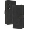 Phonesta Vintage Skin Book Wallet Klapphülle für HONOR 90 - Schwarz 8