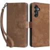 Phonesta Vintage Skin Book Wallet Klapphülle für Samsung Galaxy A15 4G/5G - Braun