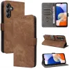 Phonesta Vintage Skin Book Wallet Klapphülle für Samsung Galaxy A15 4G/5G - Braun 7