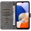 Phonesta Vintage Skin Book Wallet Klapphülle für Samsung Galaxy A15 4G/5G - Schwarz 2