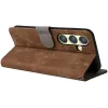 Phonesta Vintage Skin Book Wallet Klapphülle für Samsung Galaxy S24 - Braun 5
