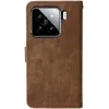 Phonesta Vintage Skin Book Wallet Klapphülle für Xiaomi 15 - Braun 8