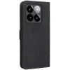 Phonesta Vintage Skin Book Wallet Klapphülle für Xiaomi 14T - Schwarz 8