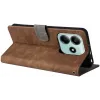 Phonesta Vintage Skin Book Wallet Klapphülle für Xiaomi Redmi Note 14 5G - Braun 4
