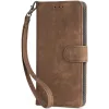 Phonesta Vintage Skin Book Wallet Klapphülle für Asus Zenfone 10 - Braun 6