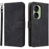 Phonesta Vintage Skin Book Wallet Klapphülle für Asus Zenfone 10 - Schwarz