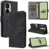 Phonesta Vintage Skin Book Wallet Klapphülle für Asus Zenfone 10 - Schwarz 5