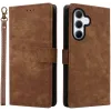 Phonesta Vintage Skin Book Wallet Klapphülle für Samsung Galaxy A56 - Braun