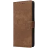 Phonesta Vintage Skin Book Wallet Klapphülle für Xiaomi Redmi Note 14 Pro 4G - Braun 6