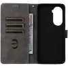 Phonesta Vintage Skin Book Wallet Klapphülle für Xiaomi Poco M7 - Braun 3