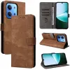 Phonesta Vintage Skin Book Wallet Klapphülle für Xiaomi Redmi 15C / Xiaomi Poco C85 - Braun 9