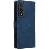 Phonesta Vintage Skin Book Wallet Klapphülle für OnePlus Nord 5 - Blau 7