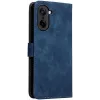 Phonesta Vintage Skin Book Wallet Klapphülle für OnePlus Nord CE5 - Blau 7