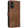Phonesta Vintage Skin Book Wallet Klapphülle für OnePlus Nord CE5 - Braun 7