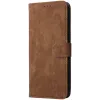 Phonesta Vintage Skin Book Wallet Klapphülle für Oppo Reno14 F/FS - Braun 6