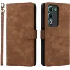 Phonesta Vintage Skin Book Wallet Klapphülle für Oppo A5/A5m - Braun