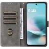 Phonesta Vintage Skin Book Wallet Klapphülle für Motorola Moto G57 Power - Blau 2